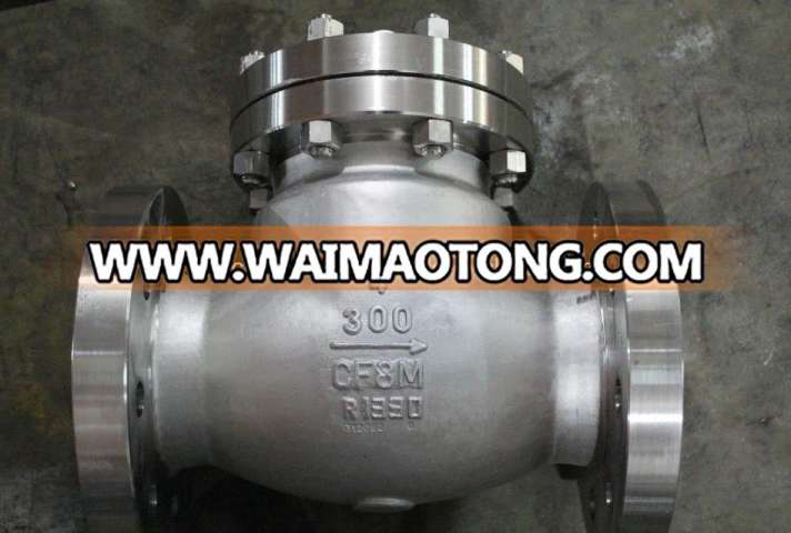 Stainless Steel Bolt Bonnet Flanged Swing Check Valve